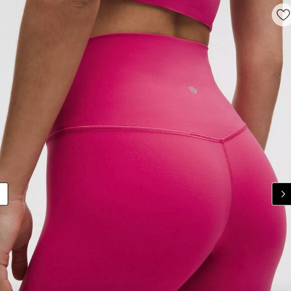 lululemon Align™ High-Rise Pant 25" color: Raspberry Coulis Size 2 - Picture 5 of 8